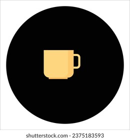 Coffee cup icon. Vector illustration. 