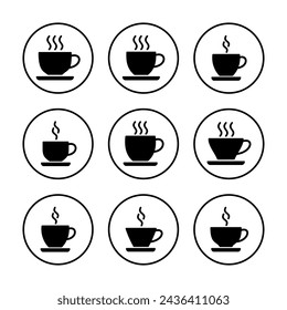 coffee cup icon vector illustration. cup a coffee sign and symbol