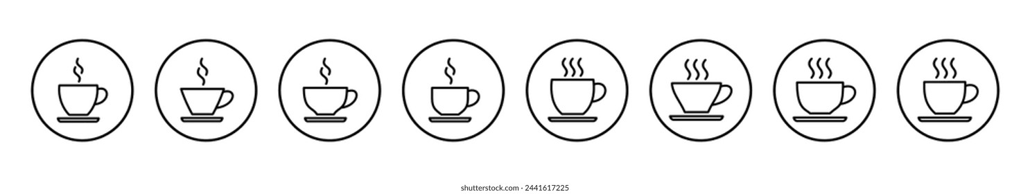 coffee cup icon vector illustration. cup a coffee sign and symbol