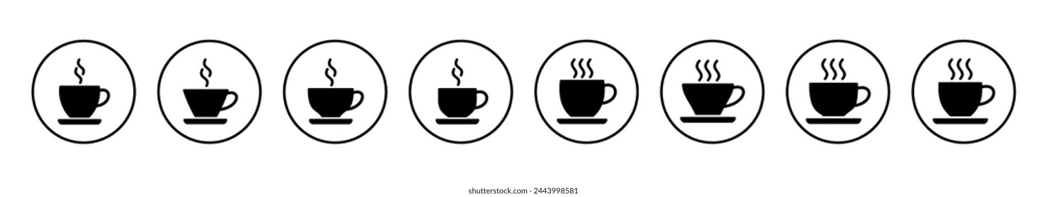 coffee cup icon vector illustration. cup a coffee sign and symbol