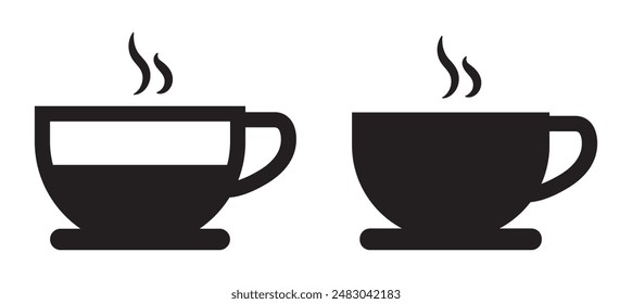 Coffee cup icon. Vector illustration. on white background