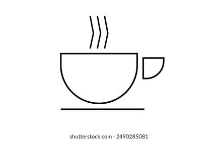 taza de café icono Ilustración vectorial.
