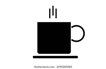 taza de café icono Ilustración vectorial.