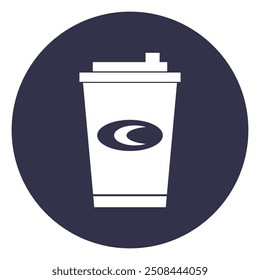 coffee cup icon. vector illustration logo design.