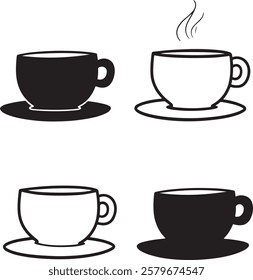 coffee cup icon vector illustration. cup a coffee sign and symbol