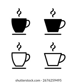 coffee cup icon vector illustration. cup a coffee sign and symbol