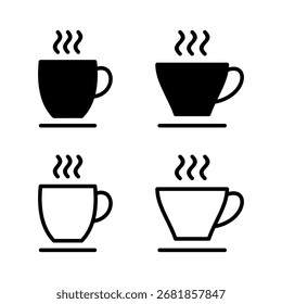coffee cup icon vector illustration. cup a coffee sign and symbol