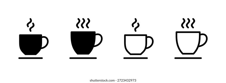 coffee cup icon vector illustration. cup a coffee sign and symbol