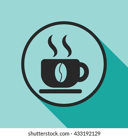 coffee cup icon. coffee cup vector illustration 