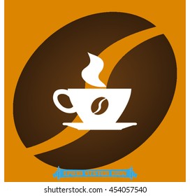 coffee cup icon vector illustration eps10.