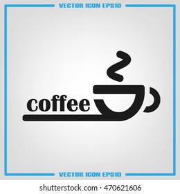 coffee cup icon vector illustration eps10.