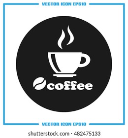 coffee cup icon vector illustration eps10.