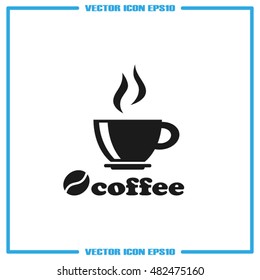 coffee cup icon vector illustration eps10.