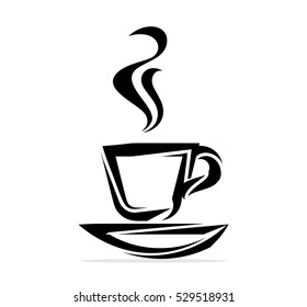 Coffee Cup Icon Vector Illustration