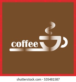 coffee cup icon vector illustration.