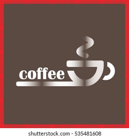 coffee cup icon vector illustration eps10.