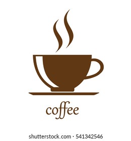 Coffee cup icon, vector illustration