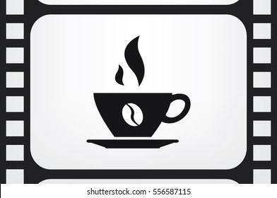 coffee cup icon vector illustration eps10