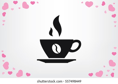 coffee cup icon vector illustration eps10