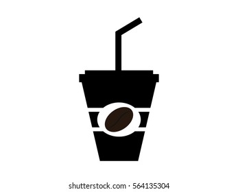 coffee cup, icon, vector illustration eps10