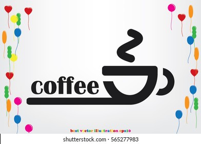 coffee cup icon vector illustration.