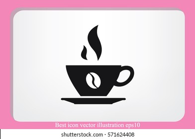 coffee cup icon vector illustration 