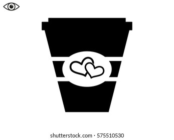 coffee cup, icon, vector illustration eps10
