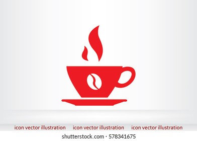 coffee cup icon vector illustration.