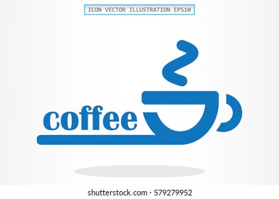 coffee cup icon vector illustration.