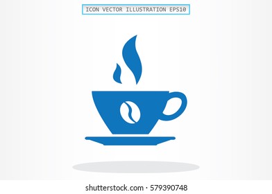 coffee cup icon vector illustration.