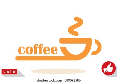 coffee cup icon vector illustration.
