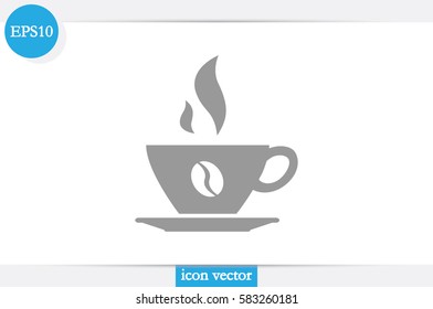 coffee cup icon vector illustration.