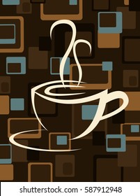 Coffee cup icon vector illustration