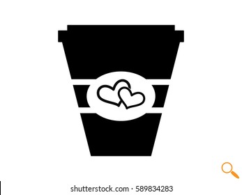 coffee cup, icon, vector illustration eps10

