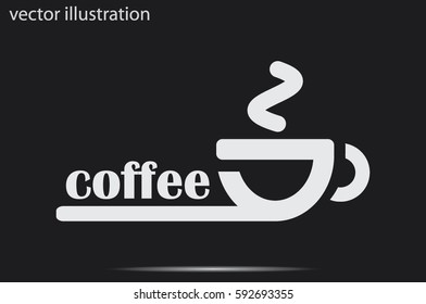 coffee cup icon vector illustration 