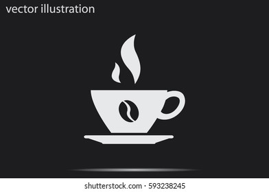 coffee cup icon vector illustration.