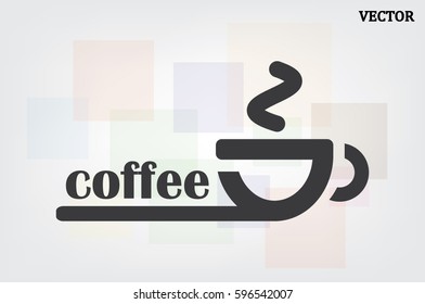 coffee cup icon vector illustration.