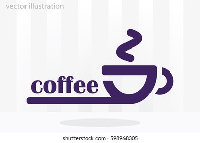coffee cup icon vector illustration.
