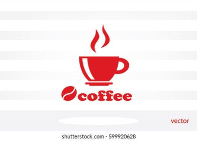 coffee cup icon vector illustration eps10.