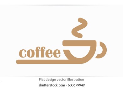 coffee cup icon vector illustration.