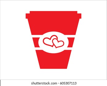 coffee cup, icon, vector illustration eps10