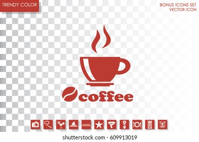 coffee cup icon vector illustration eps10.