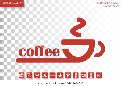 coffee cup icon vector illustration.