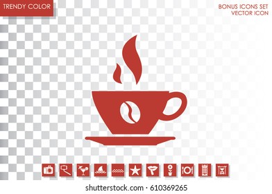 coffee cup icon vector illustration eps10