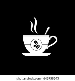 Coffee cup icon. Vector illustration.