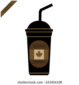 coffee cup icon vector illustration ESP10.