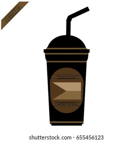 coffee cup icon vector illustration ESP10.