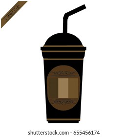 coffee cup icon vector illustration ESP10.