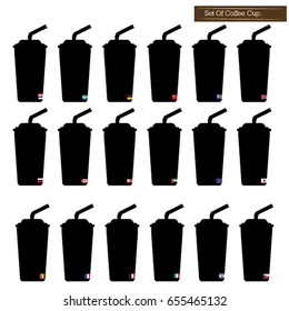 coffee cup icon vector illustration ESP 10.