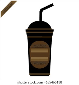 coffee cup icon vector illustration ESP 10.